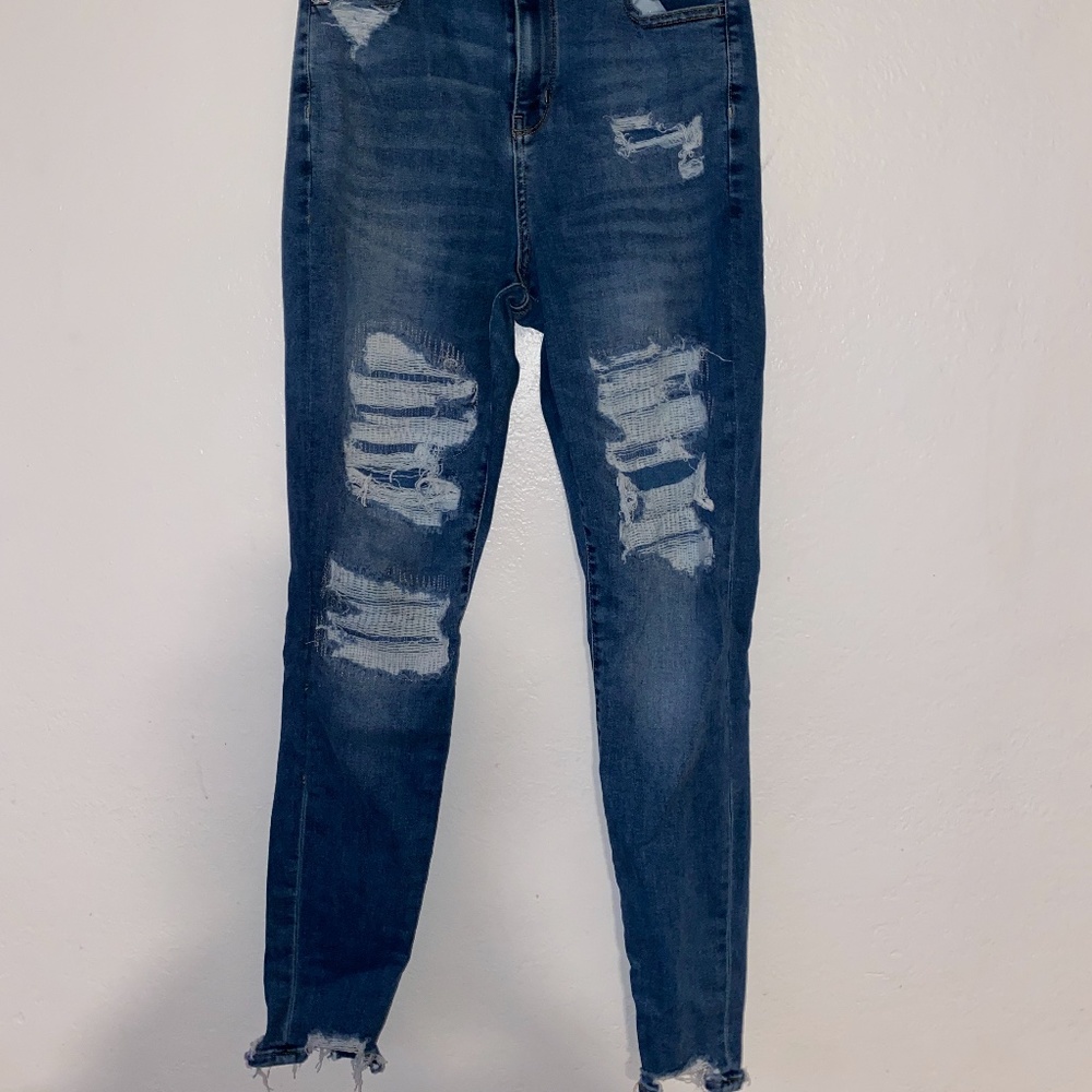 AE Ne(x)t Level Patched High-Waisted Jean